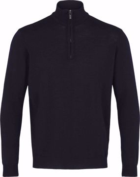 Sand Merino Half-zip Strik