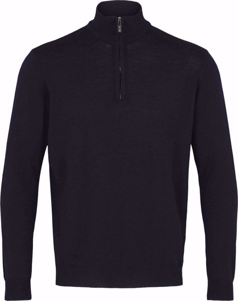 Sand Merino Half-zip Strik