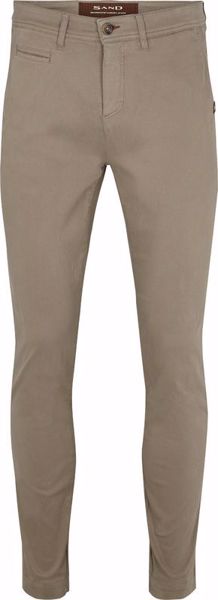 Sand Slim-fit Suede Chinos