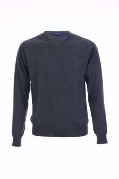 Hanstholm V-Neck Merino Strik