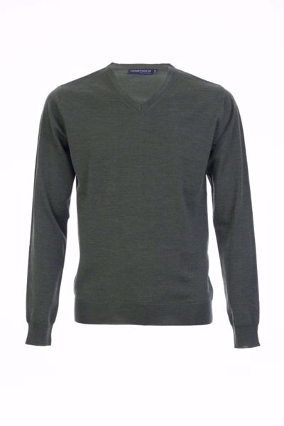 Hanstholm V-Neck Merino Strik